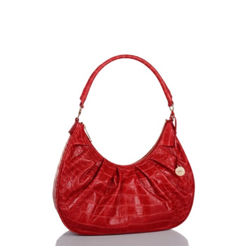 Women's Brahmin Bekka Shoulder Bags Red | YJJD9537