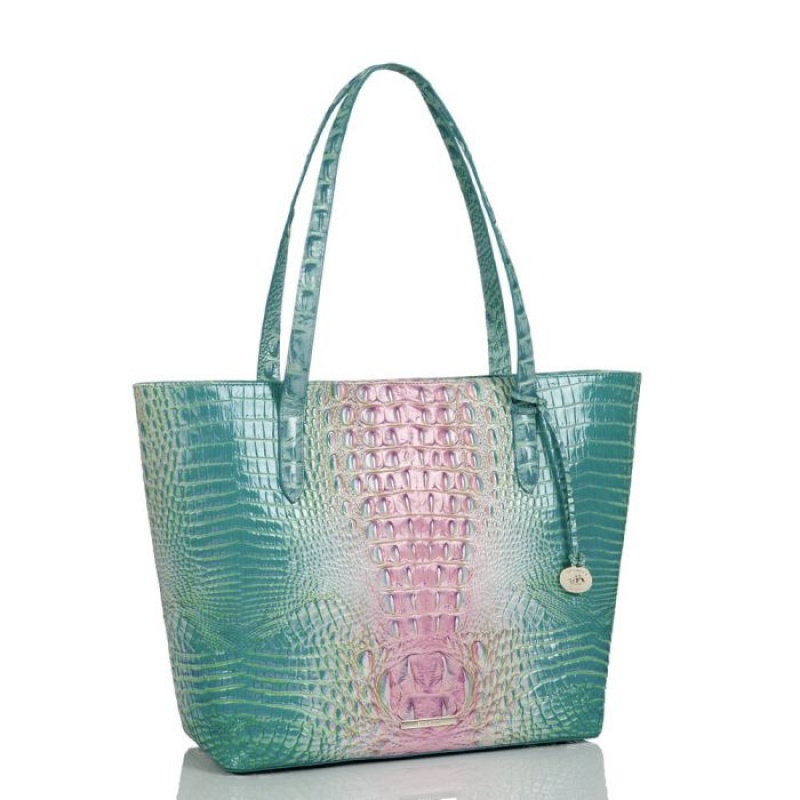 Women's Brahmin Brooke Tote Bags Cotton Candy Ombre Melbourne | LOLY6629