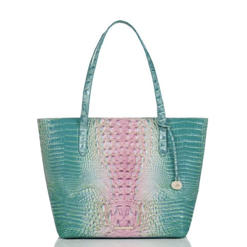 Women\'s Brahmin Brooke Tote Bags Cotton Candy Ombre Melbourne | LOLY6629