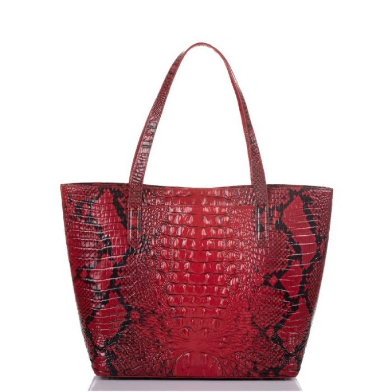 Women's Brahmin Brooke Tote Bags Lipstick Ombre Melbourne | UINF4322