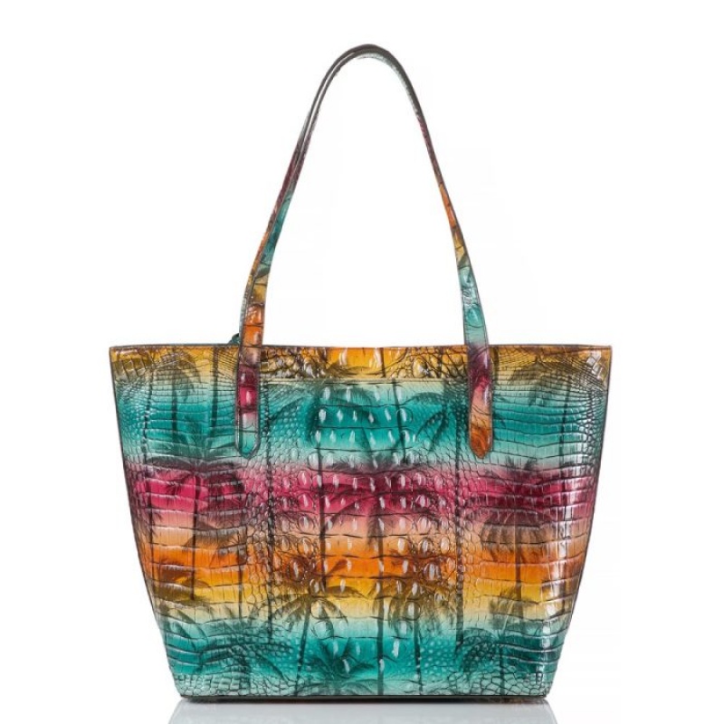 Women's Brahmin Brooke Tote Bags Luau Melbourne | RARU5786