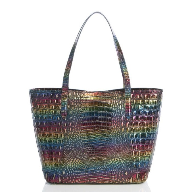 Women's Brahmin Brooke Tote Bags Technicolor Melbourne | HBLC0986