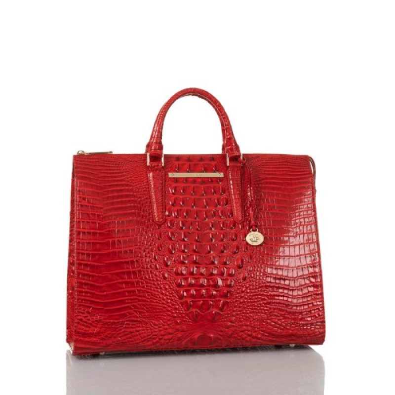 Women's Brahmin Business Tote Business Bags Carnation Melbourne | EMAD0982