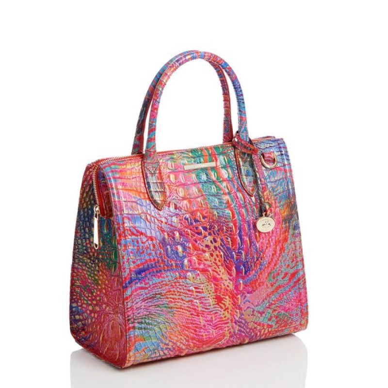 Women's Brahmin Caroline Satchel Bags Multicolor | DXBI4783