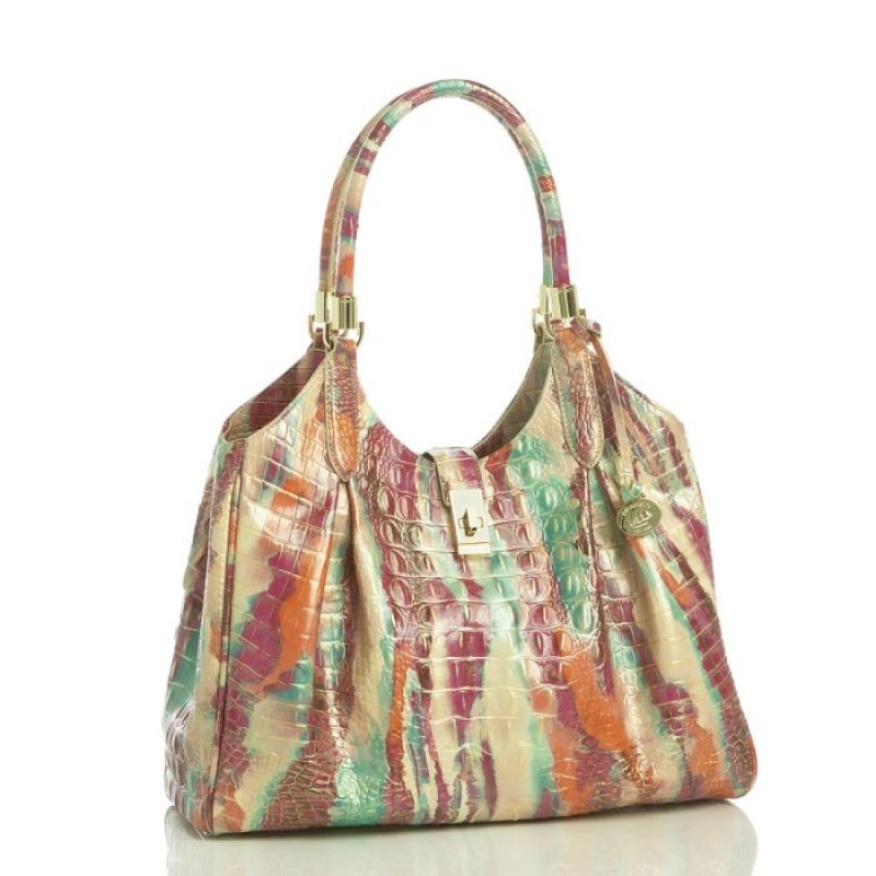 Women's Brahmin Celia Satchel Bags Multicolor | IPOG2967