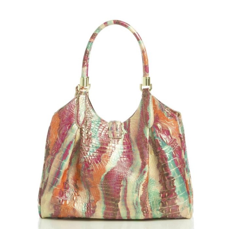 Women's Brahmin Celia Satchel Bags Multicolor | IPOG2967