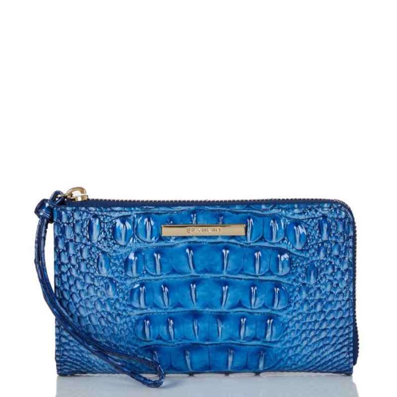 Women\'s Brahmin Corie Wallets Blue | FRQQ3637