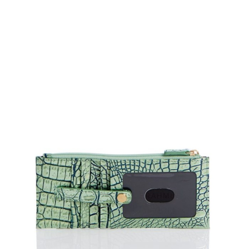 Women's Brahmin Credit Card Wallet Wallets Agave Melbourne | CVEE5966