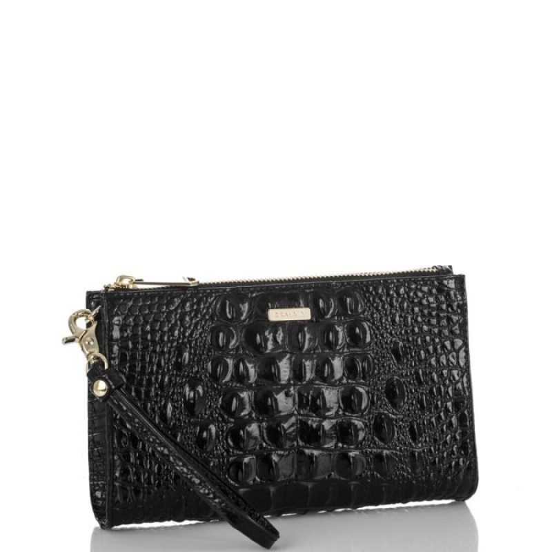 Women's Brahmin Daisy Wallets Black | KPZQ9860