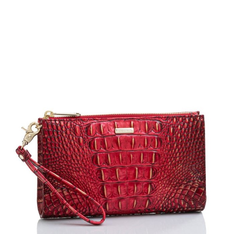 Women's Brahmin Daisy Wallets Red | FXGG9540