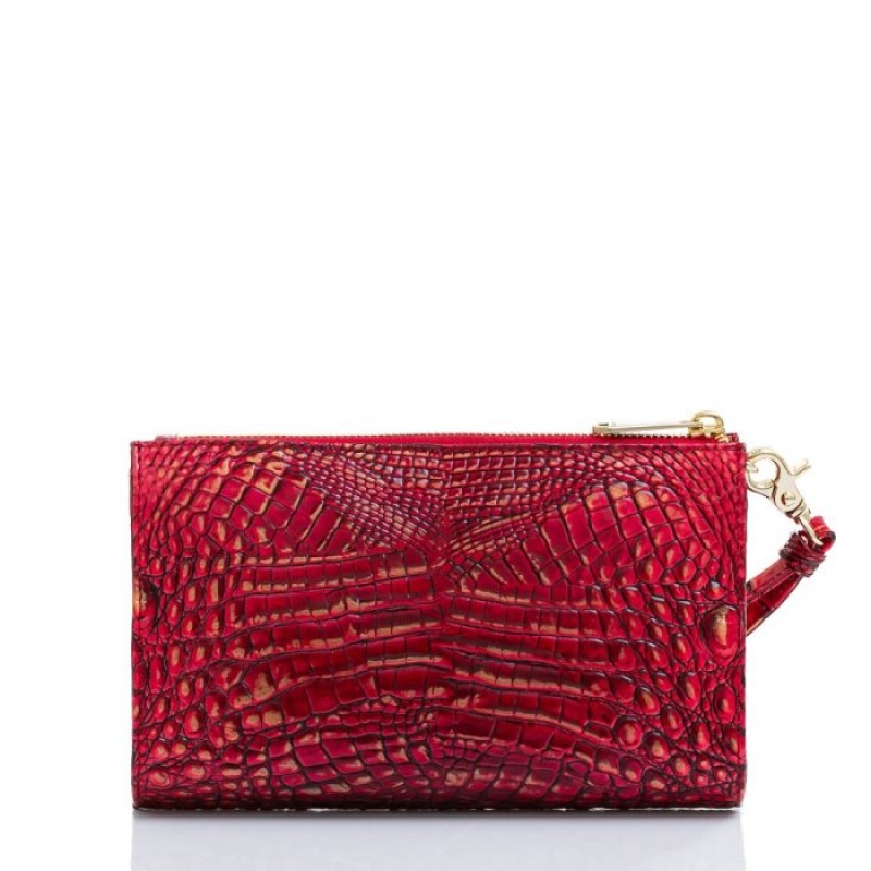 Women's Brahmin Daisy Wallets Red | FXGG9540