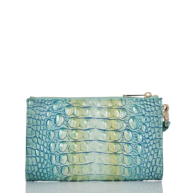 Women's Brahmin Daisy Wallets Seafoam Ombre Melbourne | ACCA7591