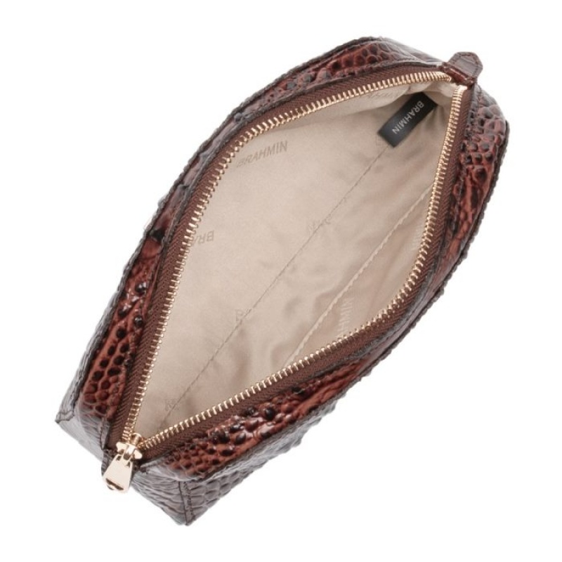 Women's Brahmin Dany Wallets Pecan Melbourne | FXQE5258