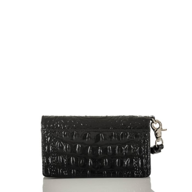 Women's Brahmin Debra Wallets Black | PVUF3056