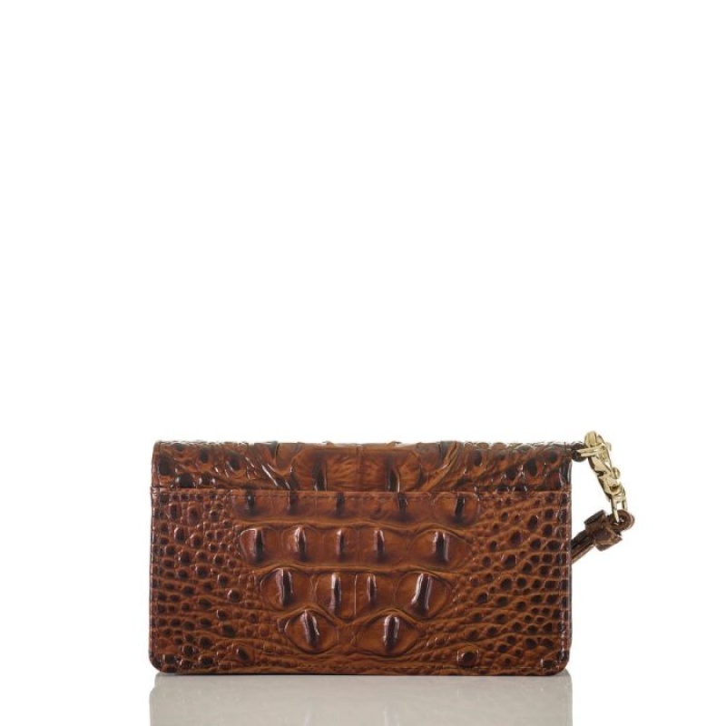 Women's Brahmin Debra Wallets Pecan Melbourne | ZGPZ6743