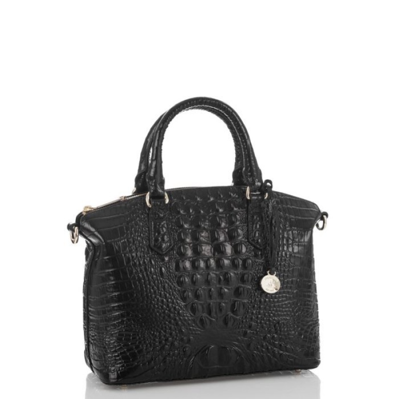 Women's Brahmin Duxbury Satchel Satchel Bags Black | ISUA9022