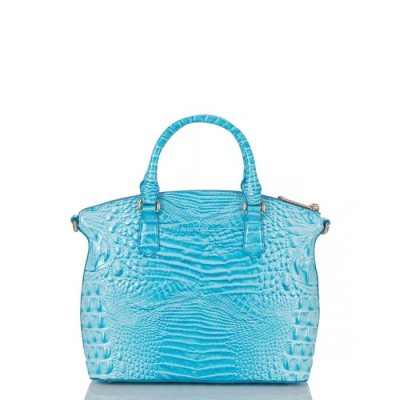 Women's Brahmin Duxbury Satchel Satchel Bags Blue | QJJI6879