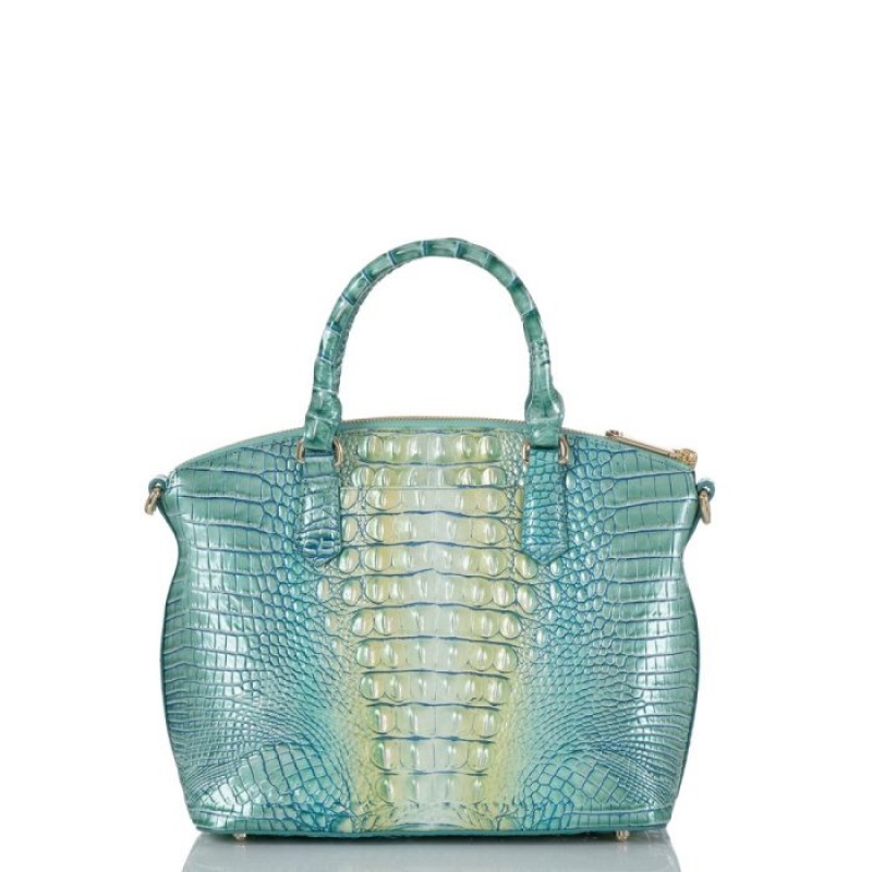 Women's Brahmin Duxbury Satchel Satchel Bags Seafoam Ombre Melbourne | QCER4601