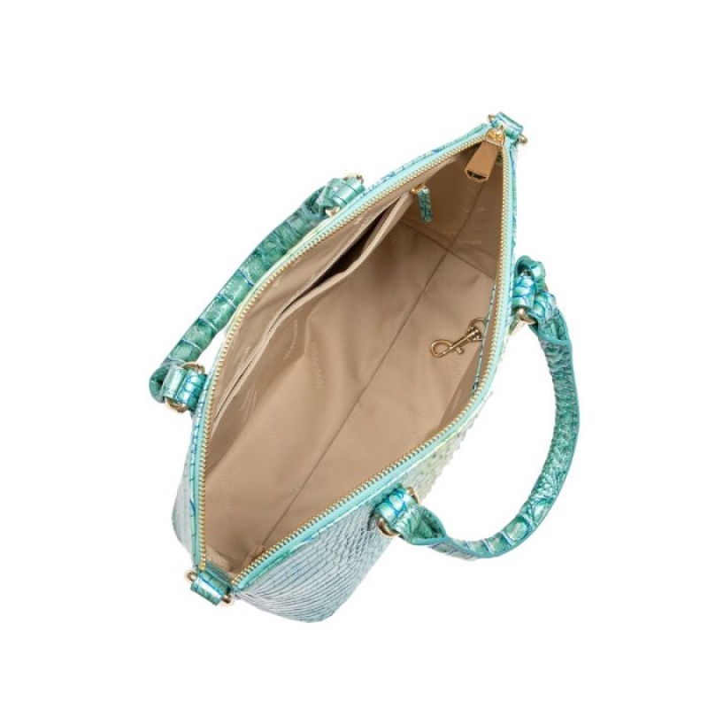 Women's Brahmin Duxbury Satchel Satchel Bags Seafoam Ombre Melbourne | QCER4601