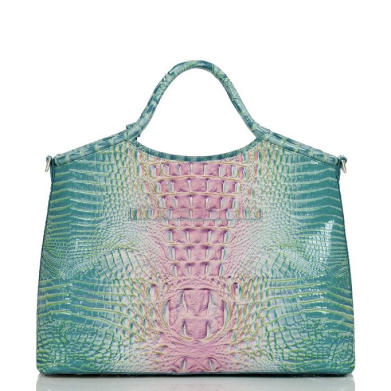 Women's Brahmin Elaine Satchel Bags Cotton Candy Ombre Melbourne | MMWY9163