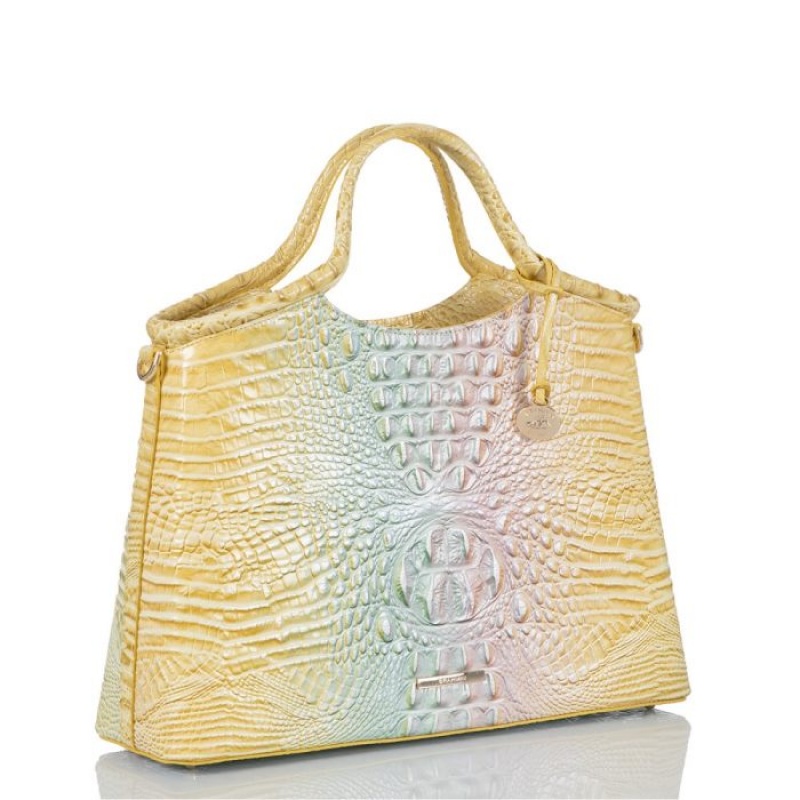 Women's Brahmin Elaine Satchel Bags Daybreak Ombre Melbourne | UOMF8031