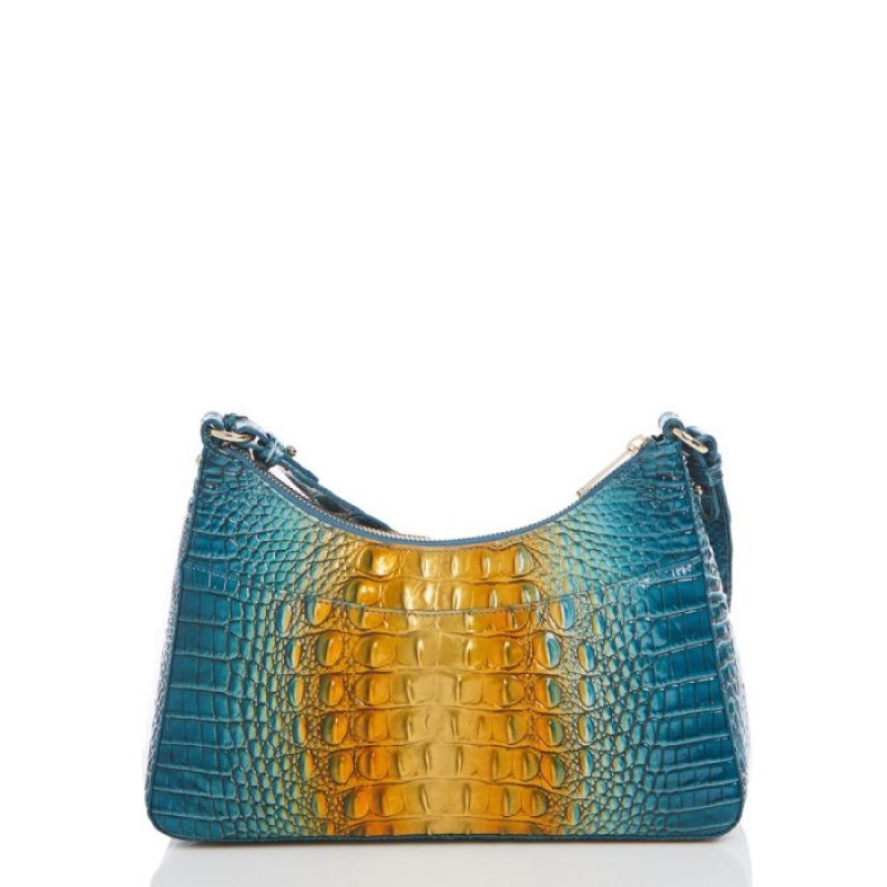 Women's Brahmin Esme Shoulder Bags Bermuda Ombre Melbourne | XOPQ9673