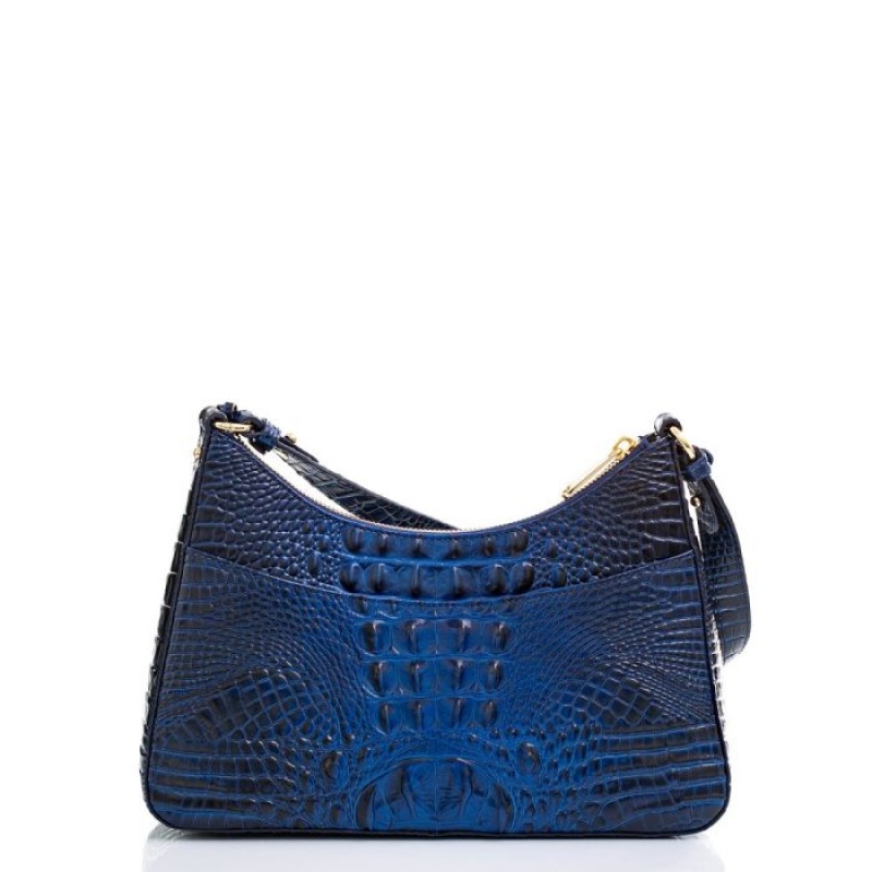 Women's Brahmin Esme Shoulder Bags Blue | ACEK8715