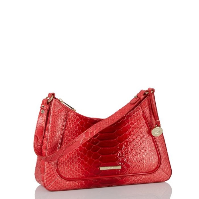 Women's Brahmin Esme Shoulder Bags Flame Calimero | QJRI1446