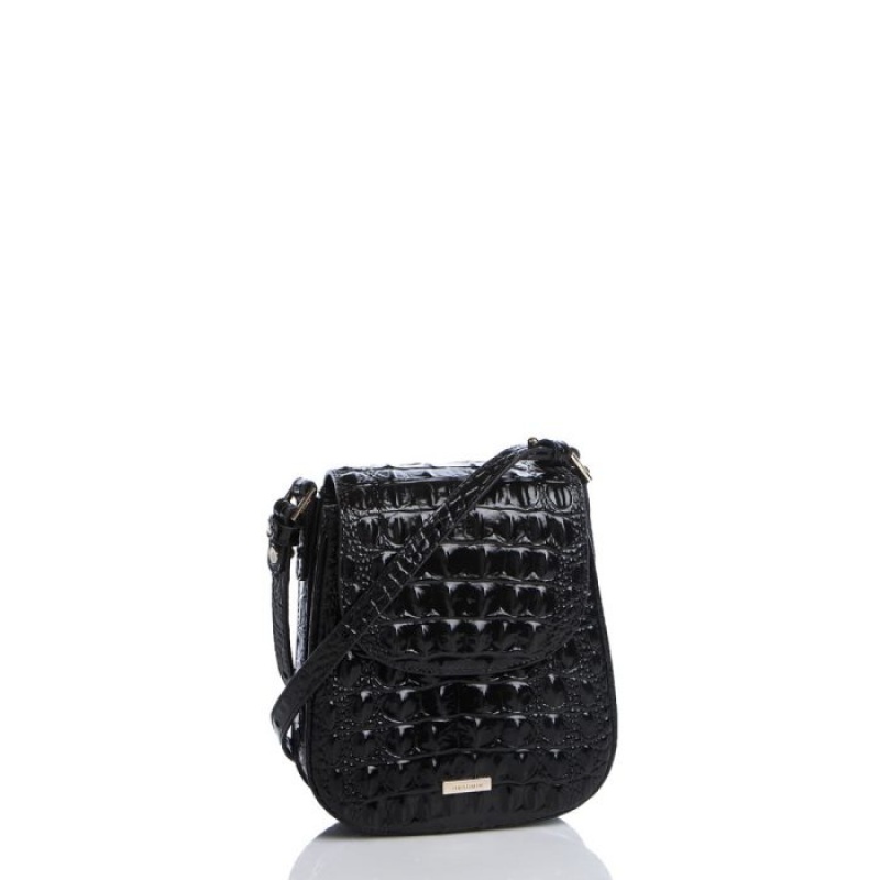 Women's Brahmin Everlee Crossbody Bags Black | CONV7038