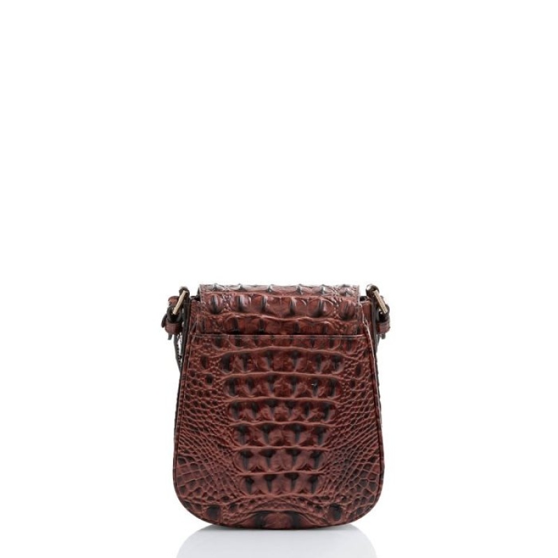 Women's Brahmin Everlee Crossbody Bags Pecan Melbourne | IYJE7632