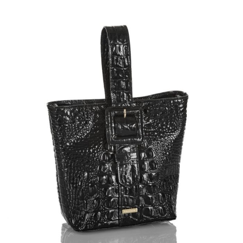 Women's Brahmin Faith Bucket Bags Black | NHPR8111