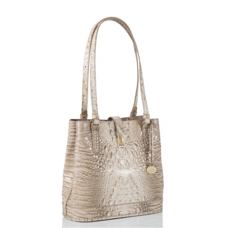 Women's Brahmin Fiora Bucket Bags Clay Melbourne | ELAY8616