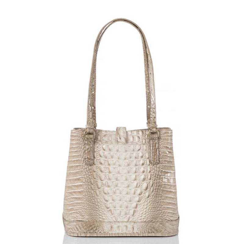 Women's Brahmin Fiora Bucket Bags Clay Melbourne | ELAY8616