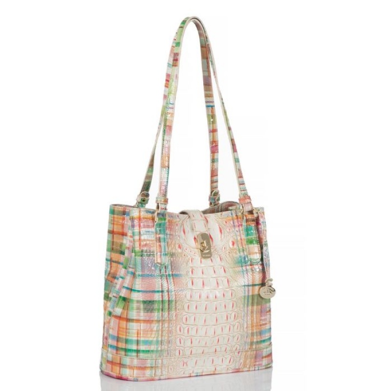 Women's Brahmin Fiora Bucket Bags Sweet Tea Ombre Melbourne | HBQT0660