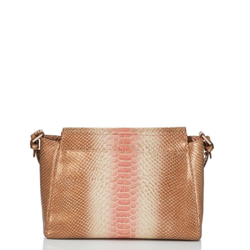 Women's Brahmin Hillary Crossbody Bags Beige | GXWS7877