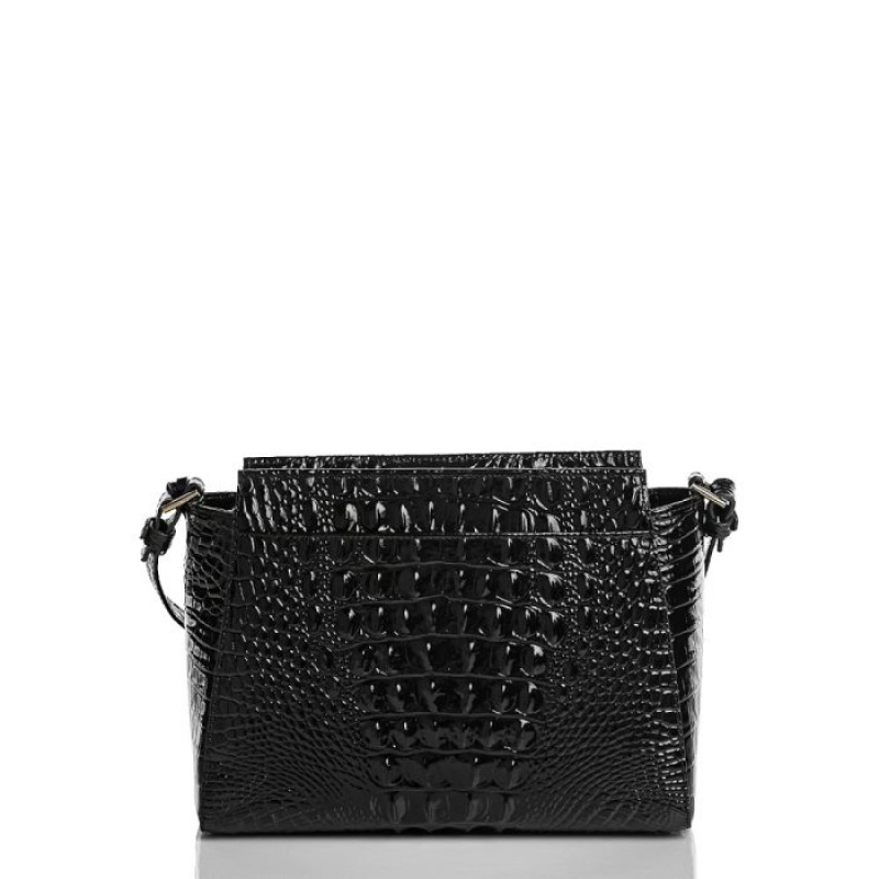 Women's Brahmin Hillary Crossbody Bags Black | SXZU4626