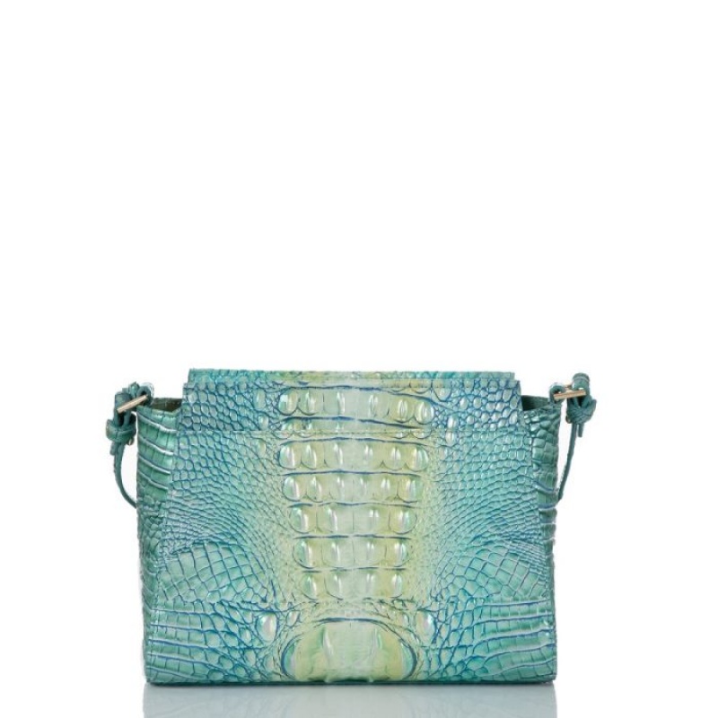 Women's Brahmin Hillary Crossbody Bags Seafoam Ombre Melbourne | TSIK2703