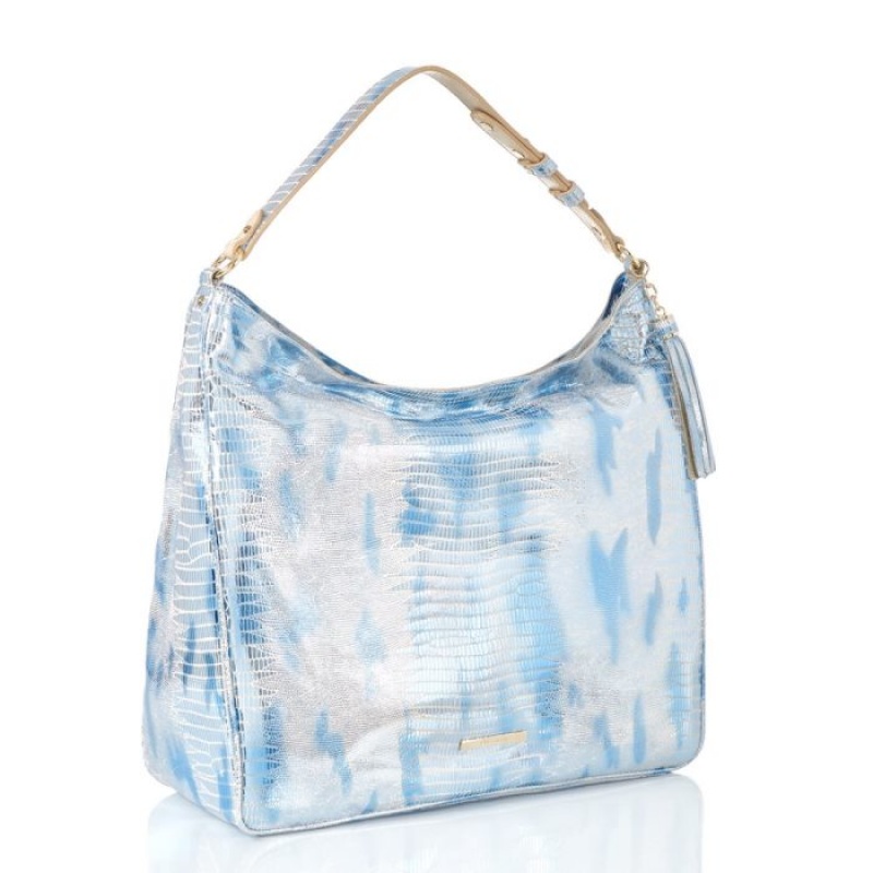 Women's Brahmin Isabella Shoulder Bags Blue | CCPY0133