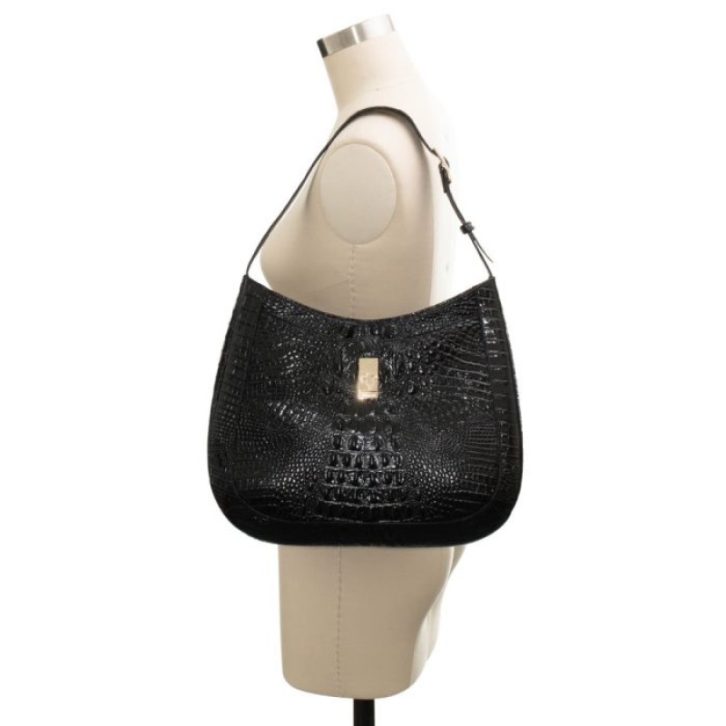 Women's Brahmin Johanna Shoulder Bags Black | JBHW3636