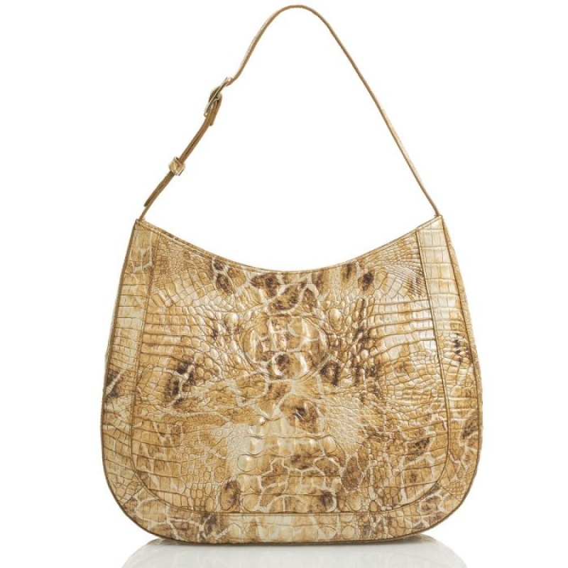 Women's Brahmin Johanna Shoulder Bags Brown | EBLB5662