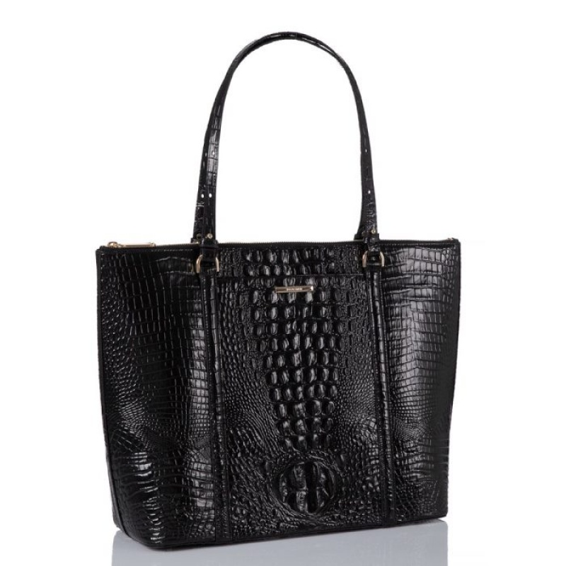 Women's Brahmin Jules Travel Bags Black | YUYO5743