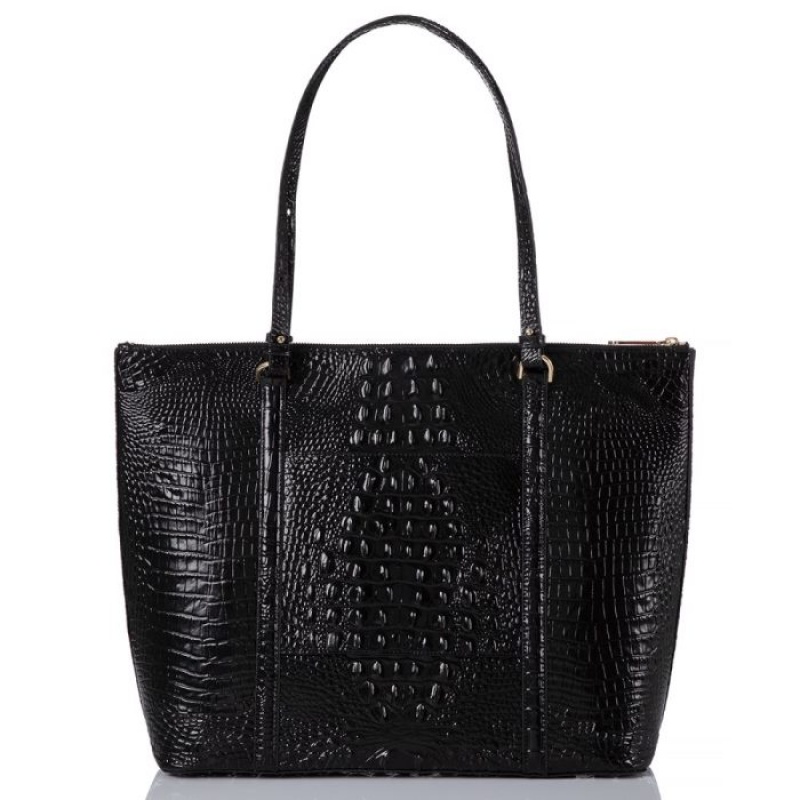 Women's Brahmin Jules Travel Bags Black | YUYO5743