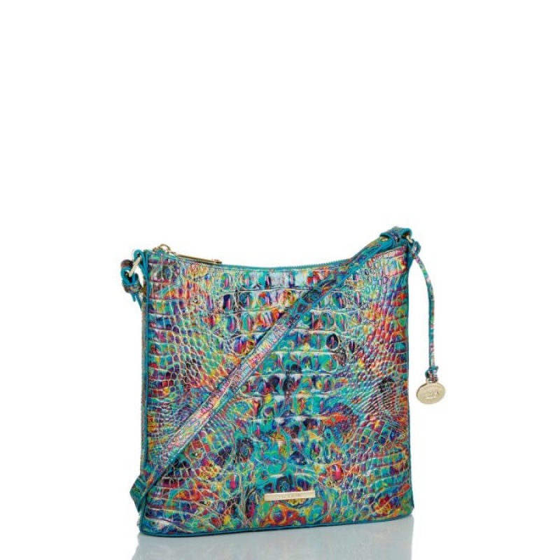 Women's Brahmin Katie Crossbody Bags Blue | KZKB5783