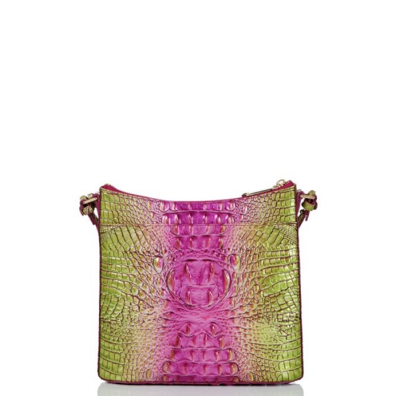 Women's Brahmin Katie Crossbody Bags Limeade Ombre Melbourne | FLOQ9912