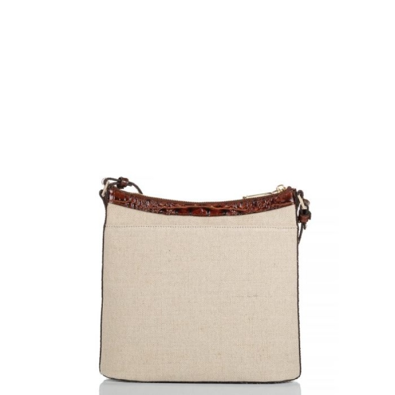 Women's Brahmin Katie Crossbody Bags Pecan Pipa | CZDA1617