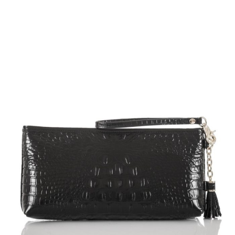 Women's Brahmin Kayla Wallets Black | YLRC8137