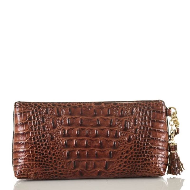 Women's Brahmin Kayla Wallets Pecan Melbourne | LXSU8347