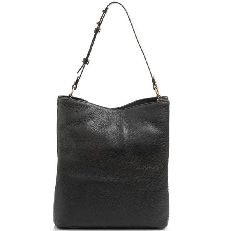 Women's Brahmin Large Amelia Shoulder Bags Black | RPXE8859