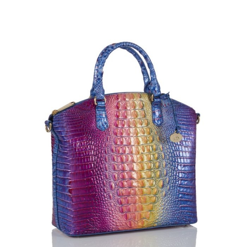 Women's Brahmin Large Duxbury Satchel Satchel Bags Magic Ombre Melbourne | ZDPC1143