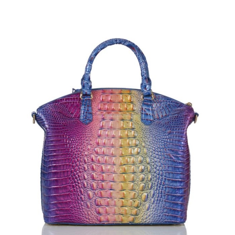 Women's Brahmin Large Duxbury Satchel Satchel Bags Magic Ombre Melbourne | ZDPC1143